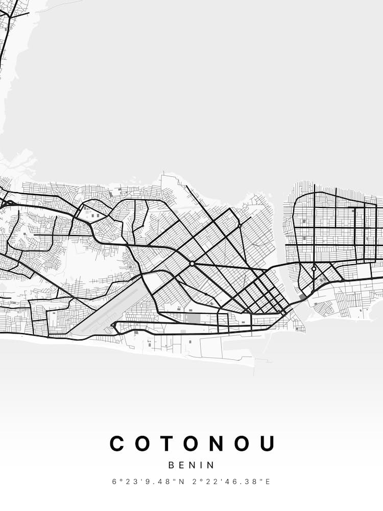Cotonou maps